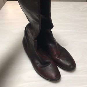 Frye flat heel boots